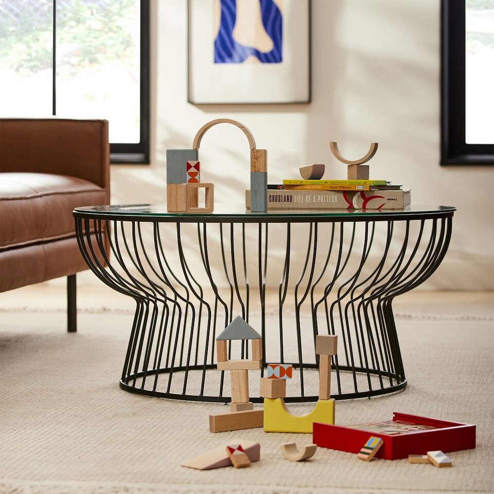 Pillar Coffee Table (91 cm) West Elm UK